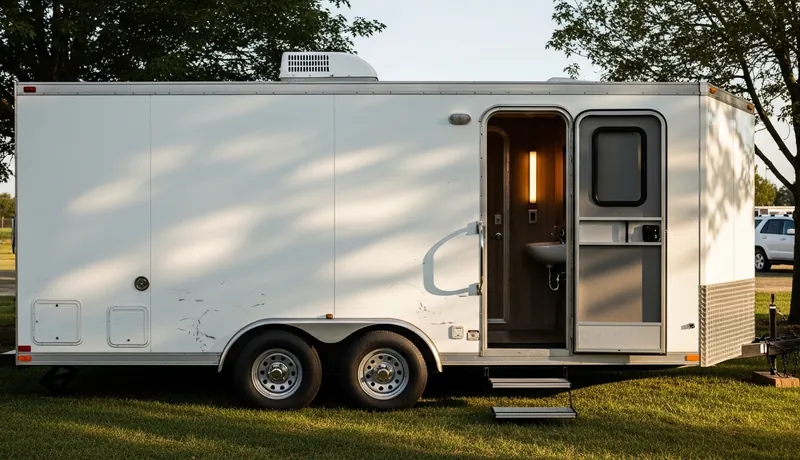 Luxury restroom trailer rentals in Jacksonville, FL